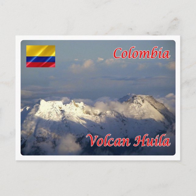 Colombia - Volcan Huila - Vykort (Framsida)