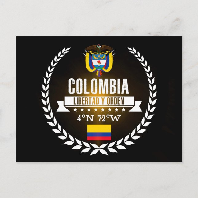 Colombia Vykort (Framsida)