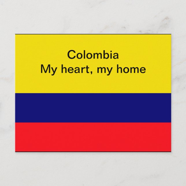 Colombia Vykort (Framsida)