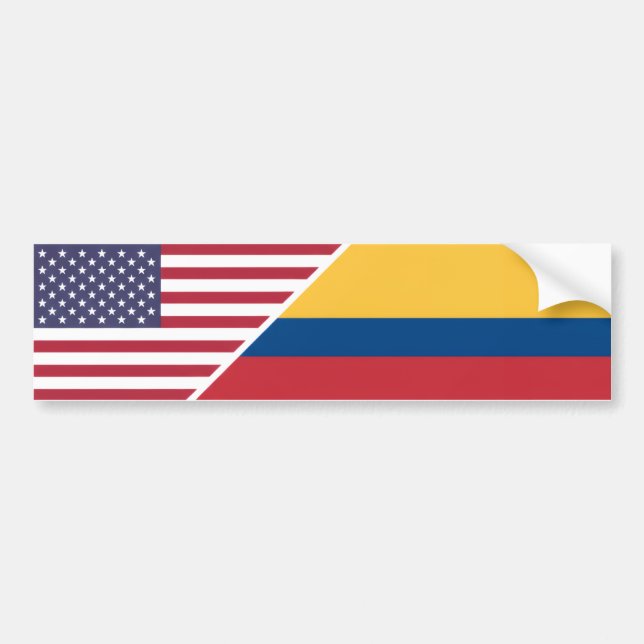 Colombian-Amerikansk Bildekal (Framsidan)