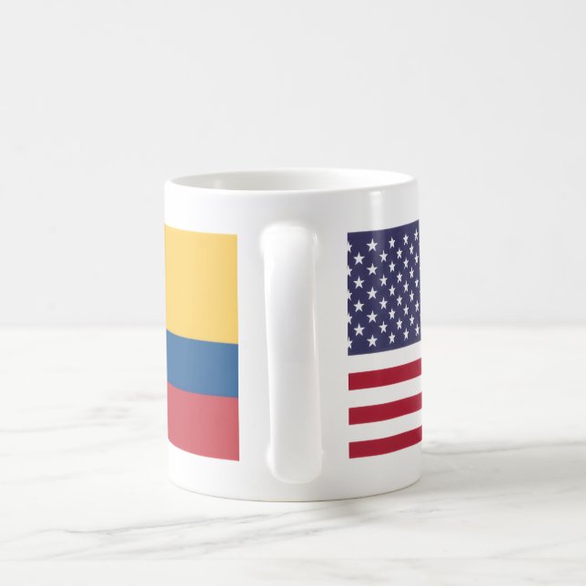 Colombian-Amerikansk Kaffemugg (Handtag)