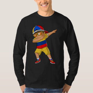Colombian Boy Colombia Kid Patriotism Roots Herita T Shirt