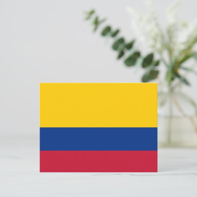 Colombian flag vykort (Stående Fram)