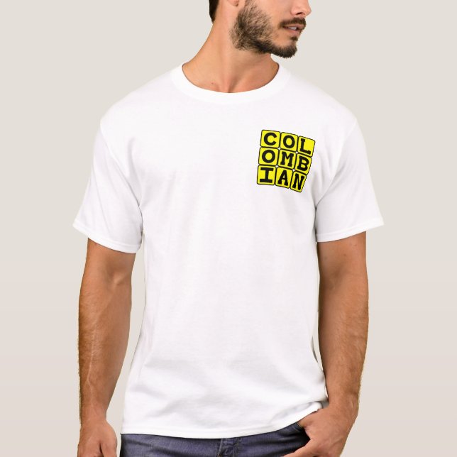 Colombian, Nationalitet Tee (Framsida)