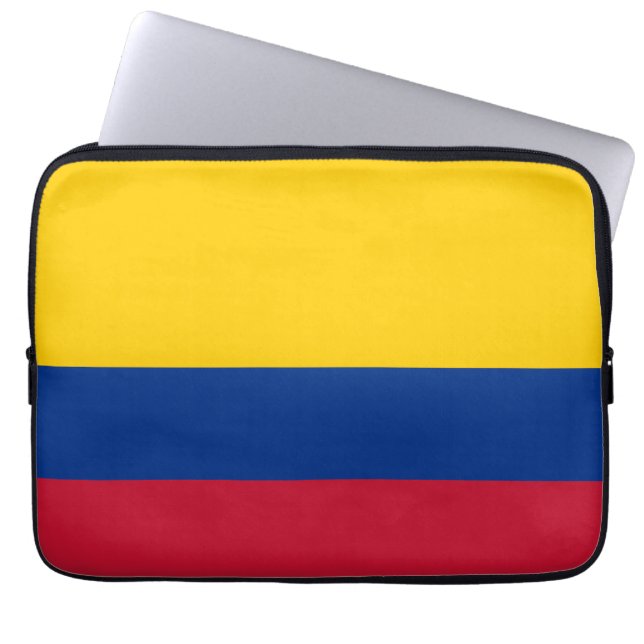 Colombians flagga laptop fodral (Framsidan)