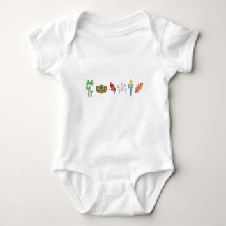 Colombiansk amerikansk Baby One-Biet T Shirt