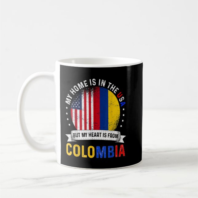 Colombiansk amerikansk Patriot Heart kommer från C Kaffemugg (Vänster)