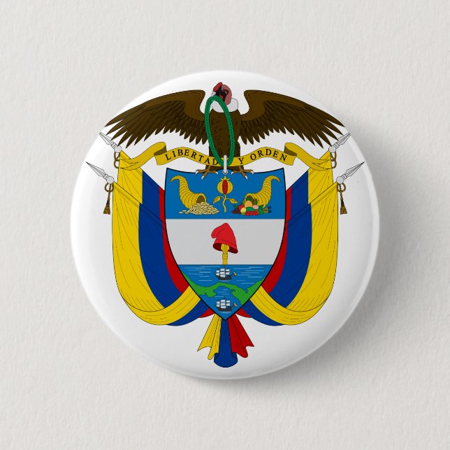 colombiansk emblem knapp (Framsida)