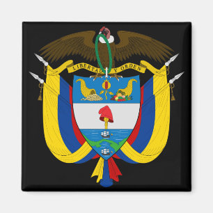 colombiansk emblem magnet