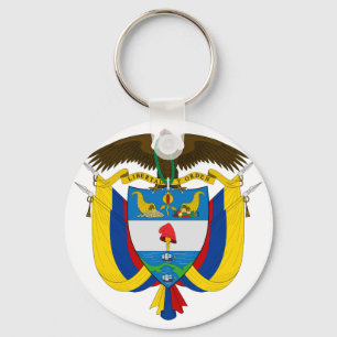 colombiansk emblem nyckelring