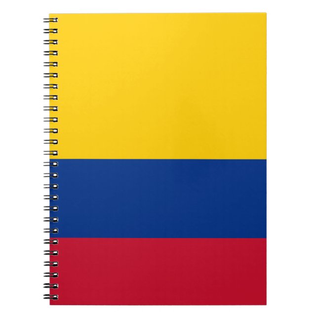 Colombiansk flagga anteckningsbok (Framsidan)