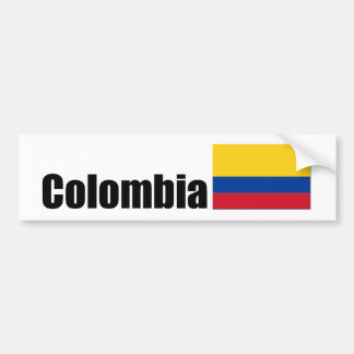Colombiansk flagga bildekal