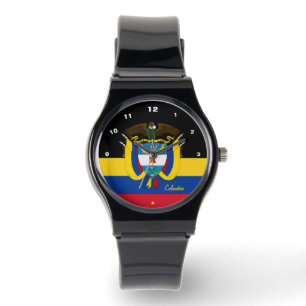 Colombiansk Flagga, Emblem, Colombia/sport Armbandsur