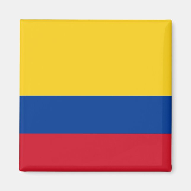 Colombiansk flagga magnet (Framsidan)