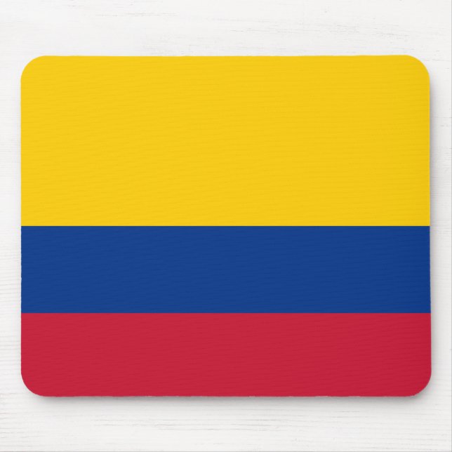 Colombiansk flagga musmatta (Framsidan)