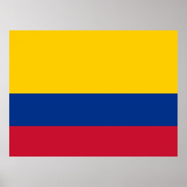 Colombiansk flagga poster (Framsidan)
