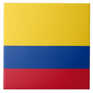 Colombiansk Flagga Tile Kakelplatta