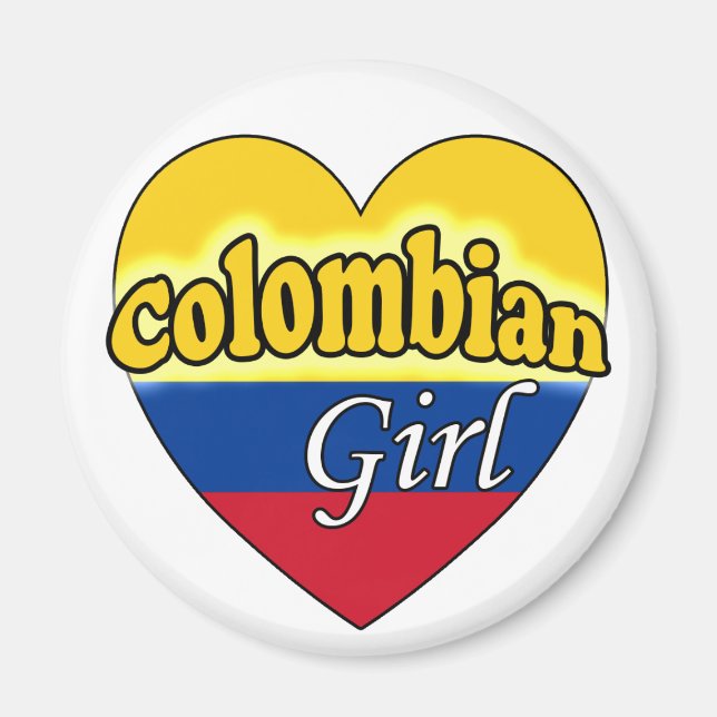 Colombiansk flicka magnet (Framsidan)