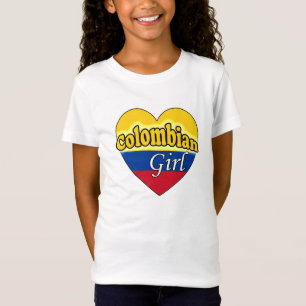 colombiansk flicka tee shirt