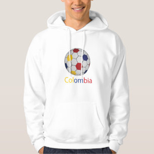 Colombiansk Fotboll Hoodie