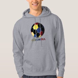 Colombiansk Fotboll Hoodie