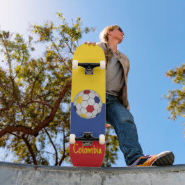 Colombiansk fotboll mini skateboard bräda 18,5 cm