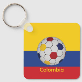 Colombiansk fotboll nyckelring