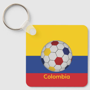 Colombiansk fotboll nyckelring
