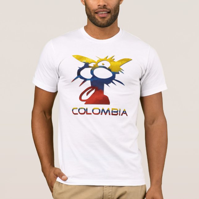 Colombiansk katt t shirt (Framsida)