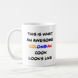 colombiansk kock, fantastisk kaffemugg