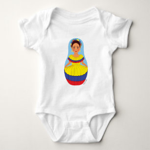 Colombiansk Matryoshka-barnklänning T Shirt