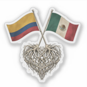 Colombiansk-mexikansk Klistermärken