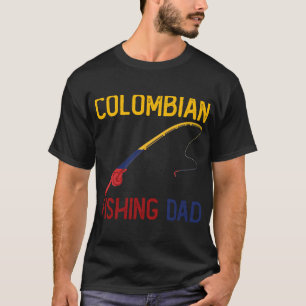 Colombiansk pappa som fiskar t shirt