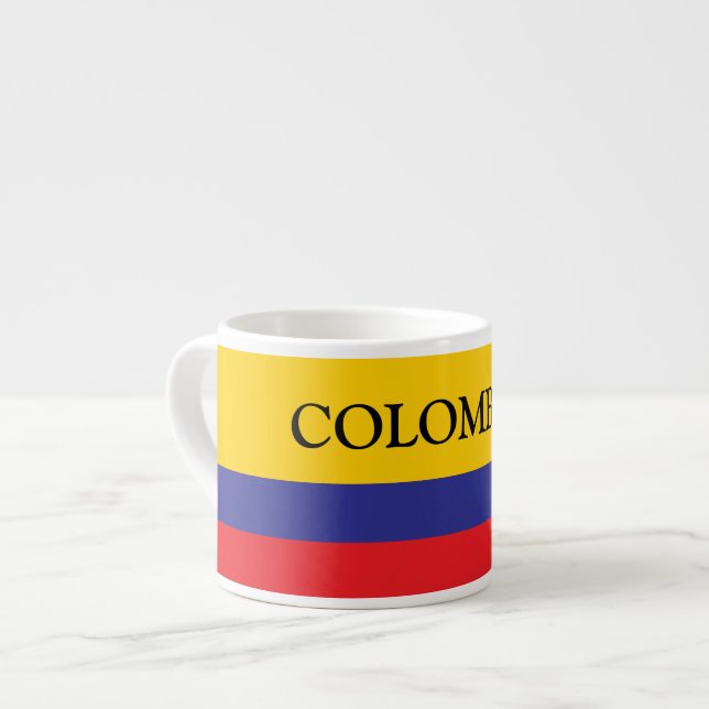 colombiansk personlig espresso kaffe kopp espressomugg (Framsida vänster)