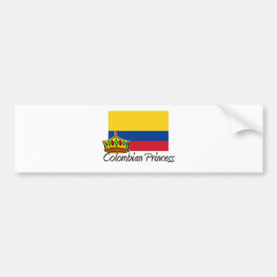 Colombiansk Princess Bildekal