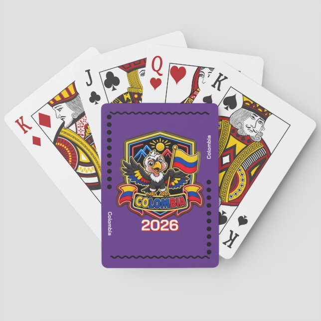 Colombianska Barn Casinokort (Baksidan)