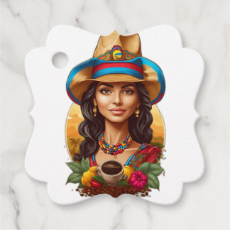 Colombianska Brewscape: Unik kaffesmittad Gåvor Etiketter