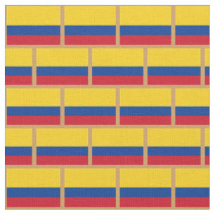 Colombianska Flagga & Colombia mode Fabric/Sport Tyg