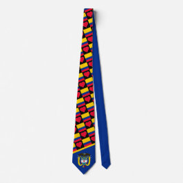 Colombianska Flagga Heart CO Colombia Nationellt P Slips