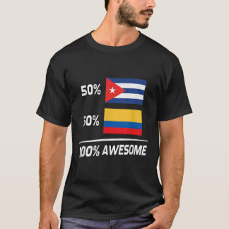 Colombianska Flagga Kuba T Shirt