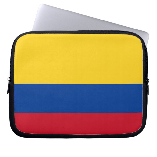Colombianska Flagga Laptop sleeve (Framsidan)