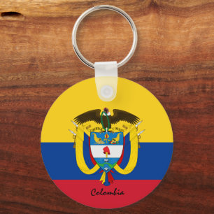 Colombianska Flagga- och colombianska patrioter/id Nyckelring