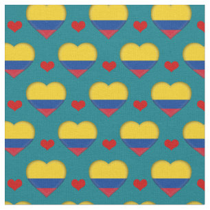 Colombianska Flagga Red Heart mode Fabric/Colombia Tyg