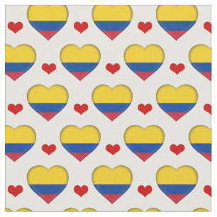 Colombianska Flagga Red Heart mode Fabric/Colombia Tyg