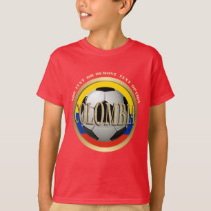 Colombianska fotbollsmatcher t shirt