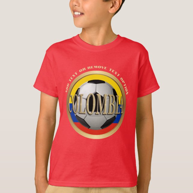 Colombianska fotbollsmatcher t shirt (Framsida)