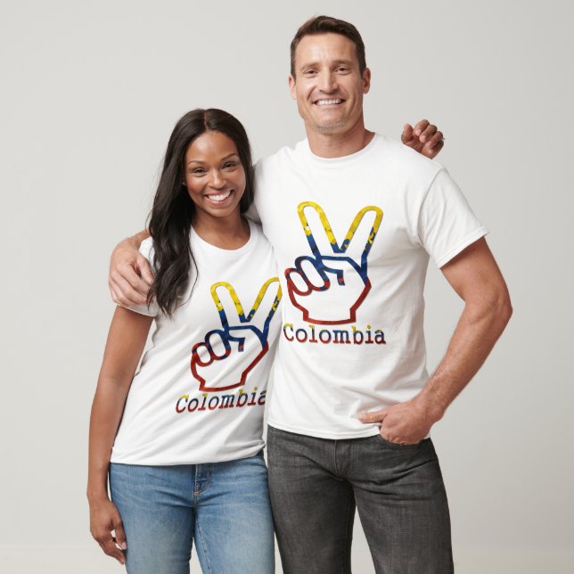Colombianska Fredsteckenet Tee (Unisex)