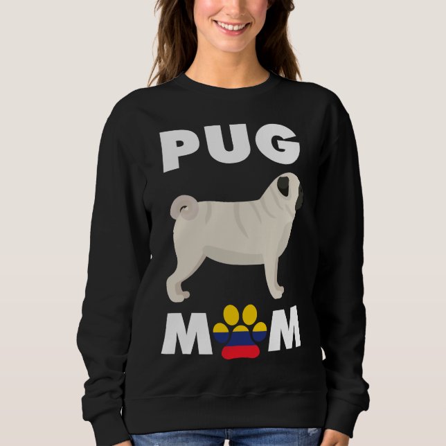Colombianska Hund Pug Mamma Essential T-Shirt 1013 (Framsida)