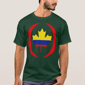 Colombianska kanadensiska multinationella patriot  t shirt