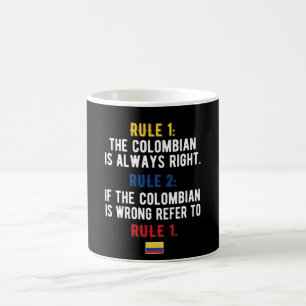 Colombianska rötter Colombia Flagga colombianska k Kaffemugg